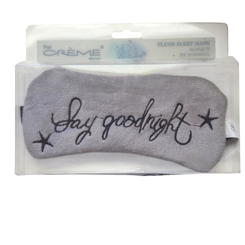 The Crème Plush Sleep Mask Masque New in Package